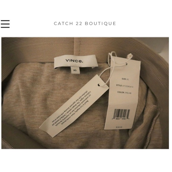 VINCE Flannel Knot Skirt SZ XS *BRAND NEW - Picture 3 of 4